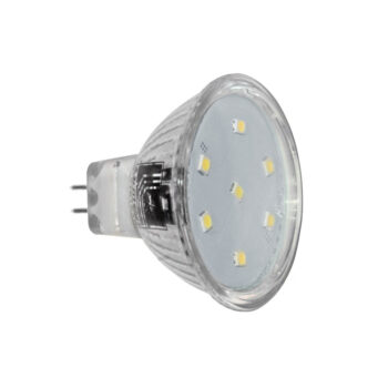 LED SMD GU5.3 MR16 ΓΥΑΛΙΝΟ 3W 12VAC/DC 105' ΨΥΧΡΟ 13-0161530