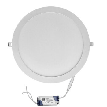 LED ΦΩΤΙΣ. ΨΕΥΔΟΡ. ΑΛΟΥΜ. ΣΤΡΟΓΓΥΛΟ ΛΕΠΤΟ 30W 3000K 120' ΛΕΥΚΟ 21-0301000